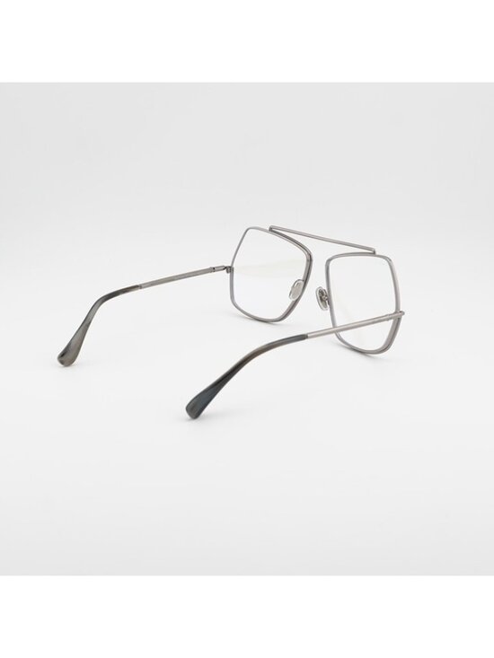 Max Mara MM5118-B 014 Eyeglasses Silver 58mm Square Frame